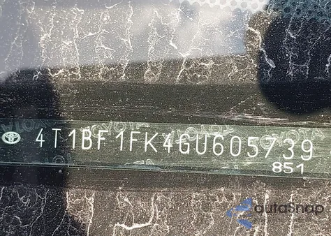 2016 Toyota Camry Le from USA, damaged, VIN 4T1BF1FK4GU605739